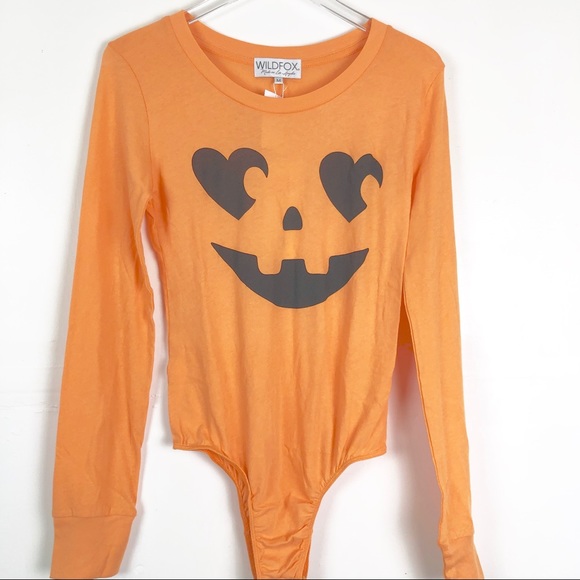 Wildfox Jack O’ Heart Halloween Bodysuit - Picture 3 of 4